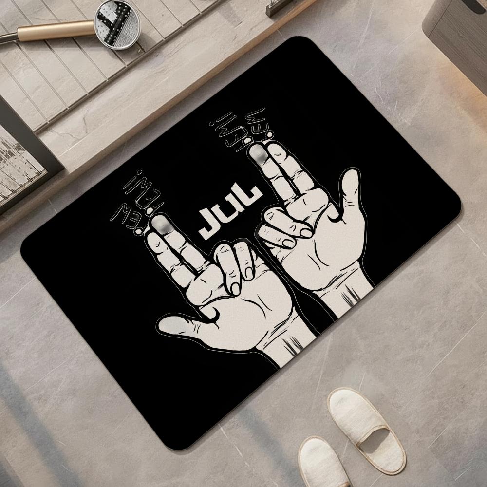 พรมเช็ดเท้าแร็ปเปอร์ J-Jul พรม - Quick Dry Diatomite Bath Mat บทวิจารณ์และราคา