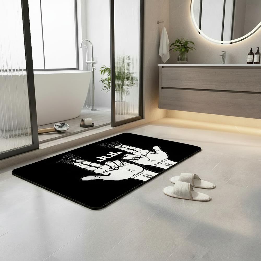 พรมเช็ดเท้าแร็ปเปอร์ J-Jul พรม - Quick Dry Diatomite Bath Mat บทวิจารณ์และราคา