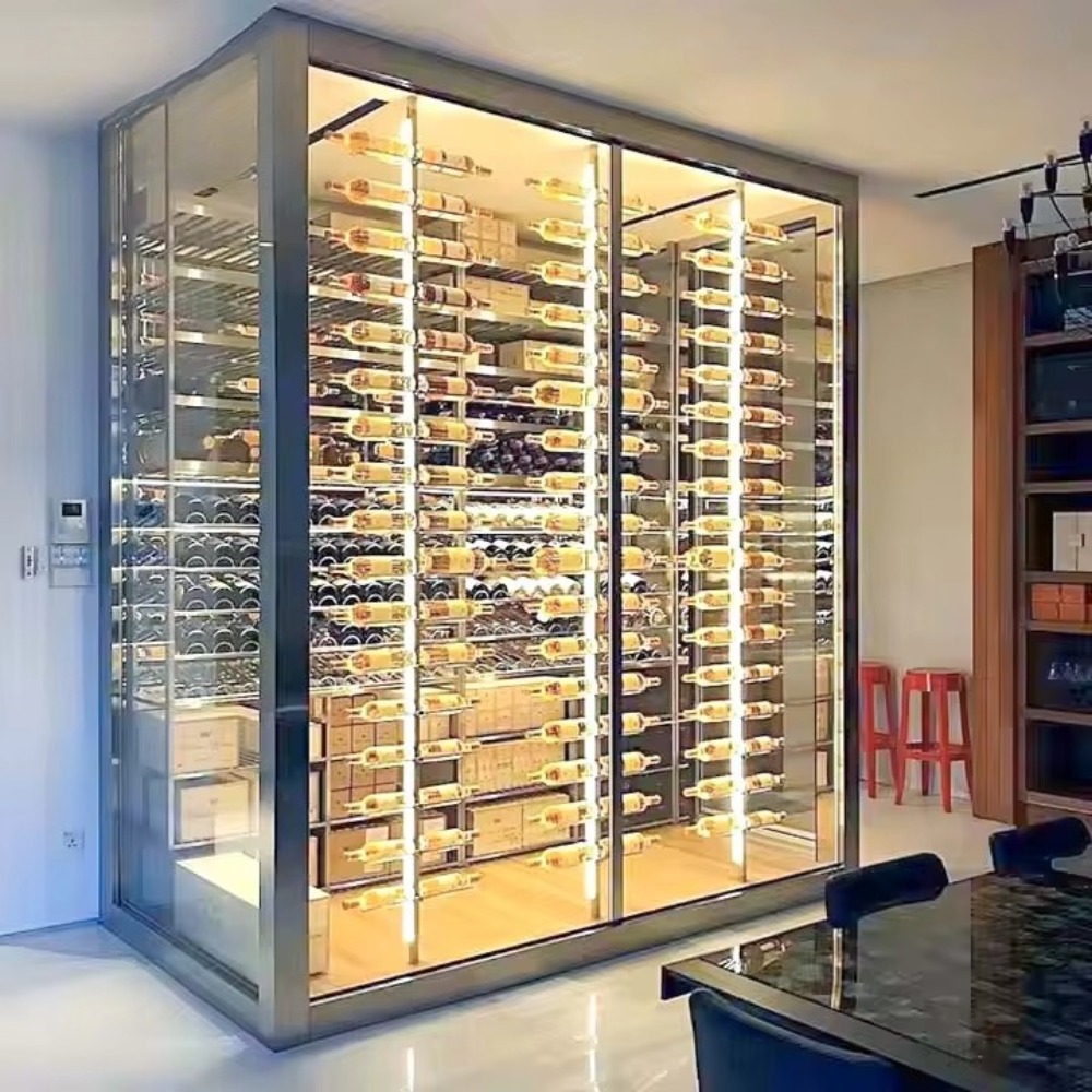 ชั้นวางไวน์ตั้งพื้นถึงเพดานสำห - Storage & Organization บทวิจารณ์และราคา