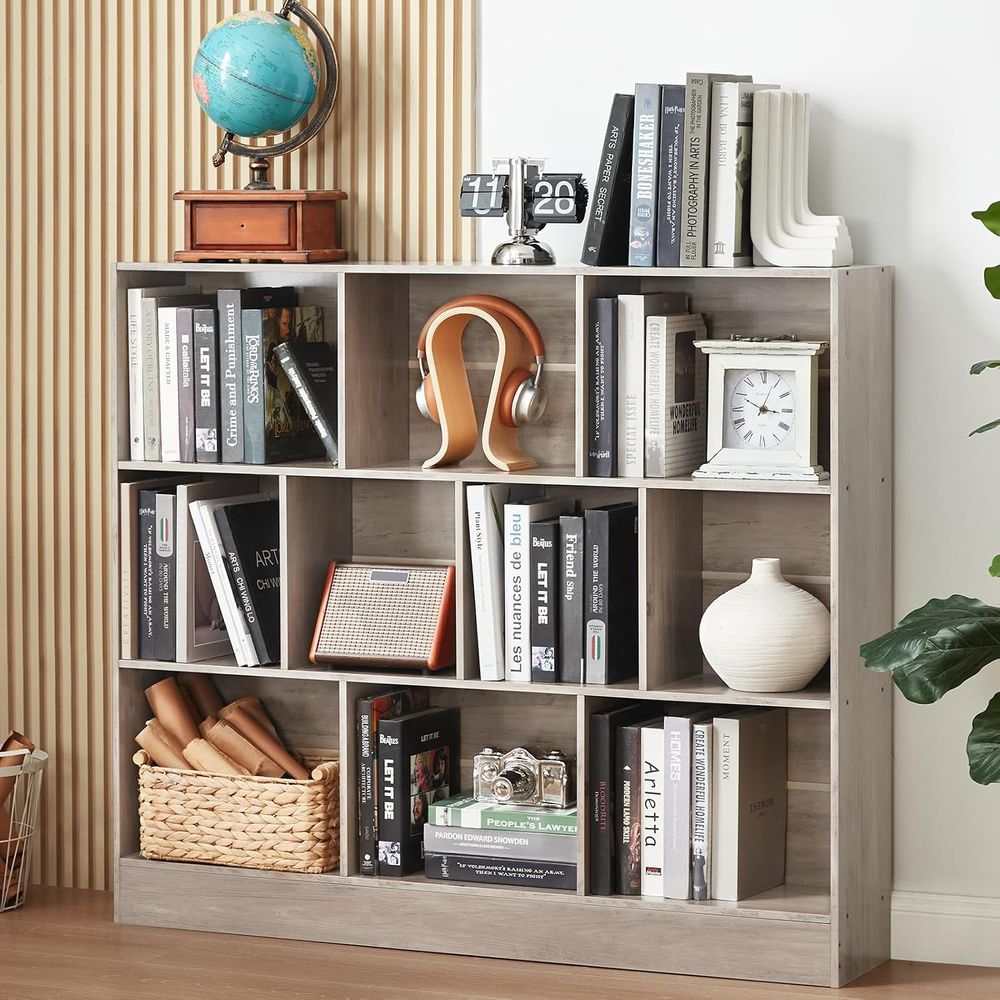 LEYAOYAO ชั้นวางหนังสือ 10 ช่อ - Storage & Organization บทวิจารณ์และราคา