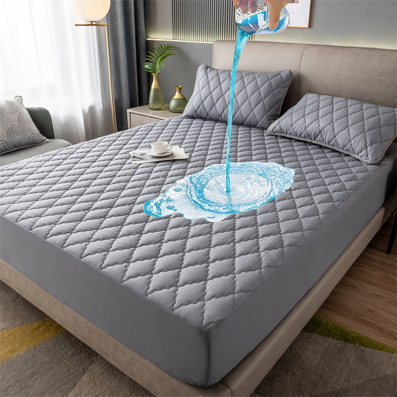 กันน้ำ Quilted ยืดหยุ่นติดตั้ง - Waterproof Mattress Protector Breathable บทวิจารณ์และราคา