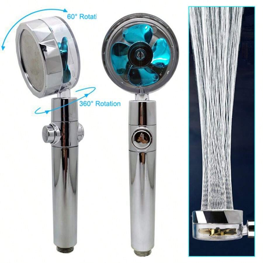 หัวฝักบัวแบบมือถือ ขับเคลื่อนด - High Pressure Shower Head Handheld บทวิจารณ์และราคา